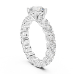 Gold Ring DDLR-656, White Gold, view 1