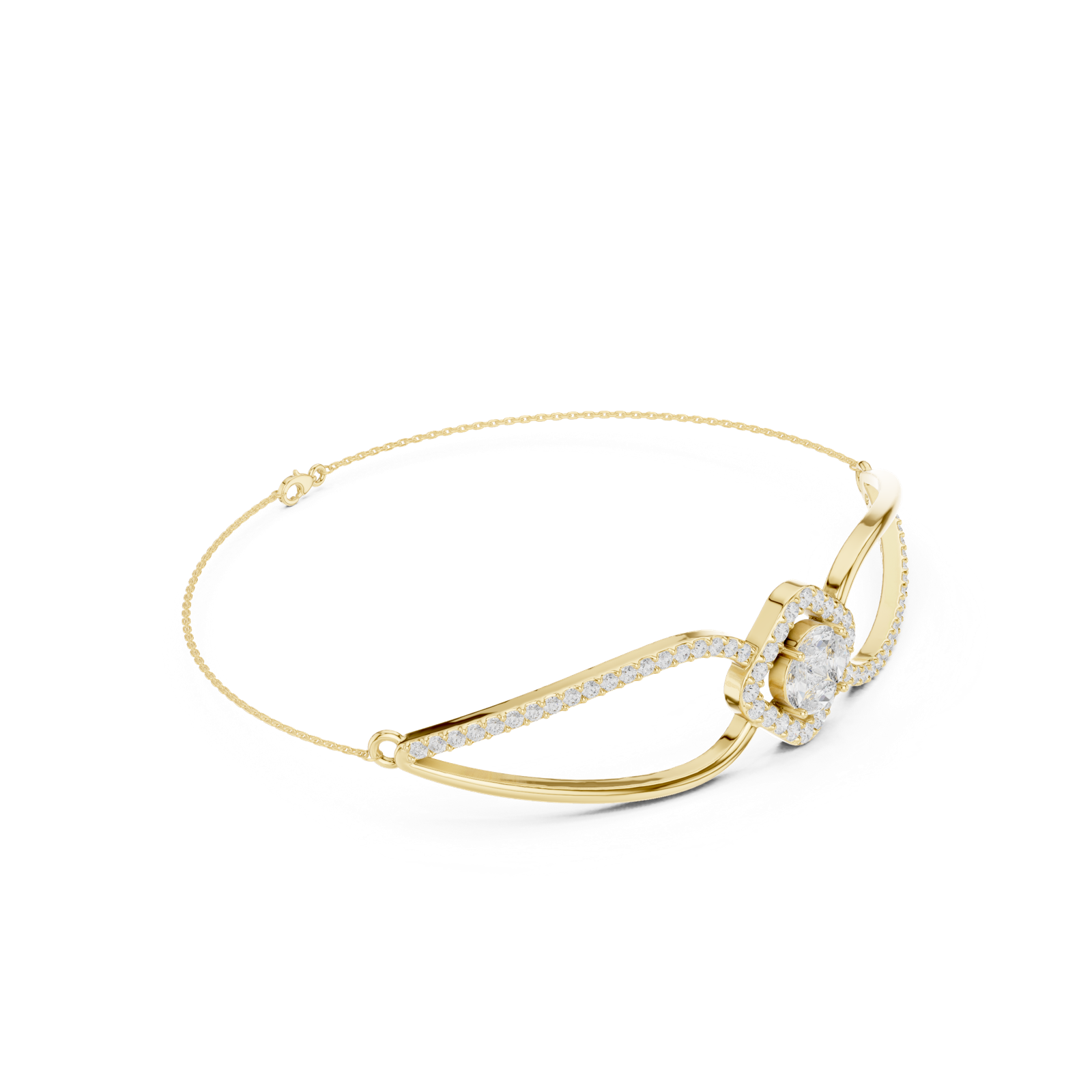 Gold Bracelet SBWB (16), Yellow Gold, view 1