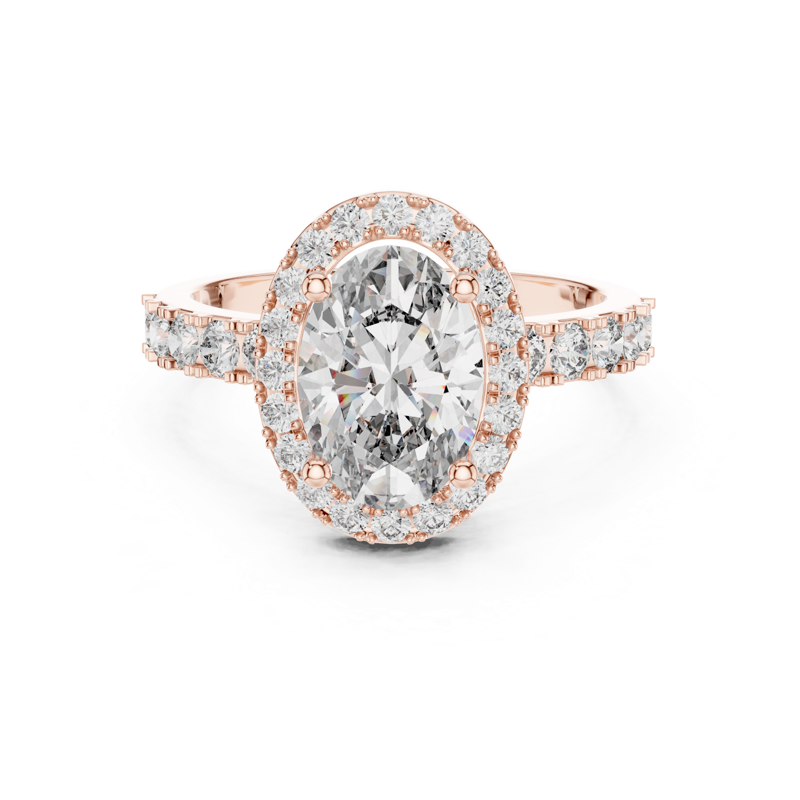 Gold Ring LR-0175, Rose Gold
