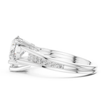 Gold Ring DDLR-996, White Gold, view 3