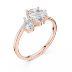 Gold Ring SBWR(10), Rose Gold, view 2