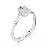 Gold Ring DDLR-478, White Gold, view 2