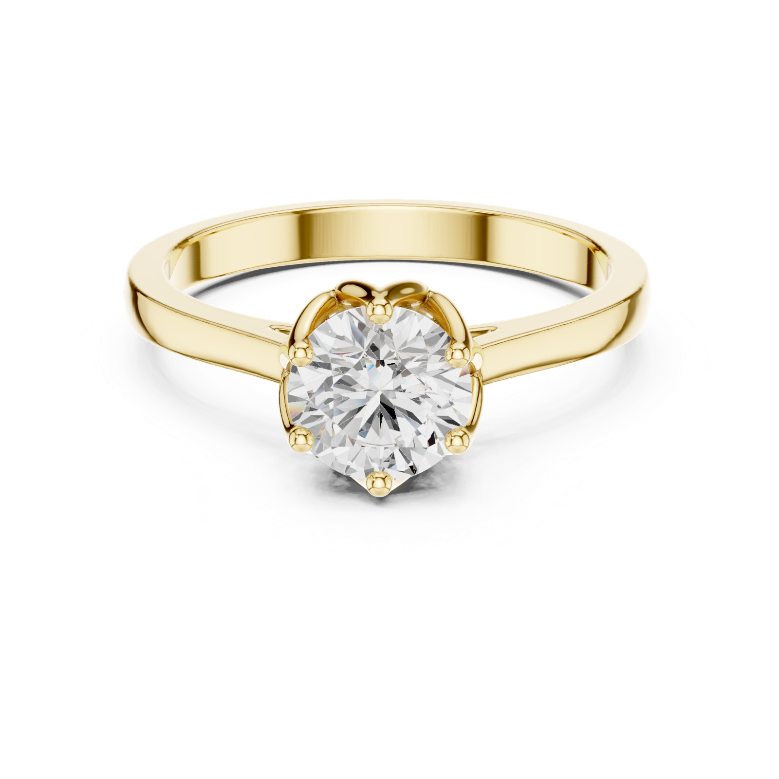 Gold Ring HLR-46, Yellow Gold