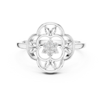 Gold Ring DR-6277, White Gold