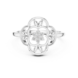 Gold Ring DR-6277, White Gold
