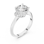 Gold Ring DDLR-278, White Gold, view 2