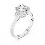 Gold Ring DDLR-278, White Gold, view 2
