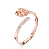 Gold Ring Ledis Ring, Rose Gold, view 2