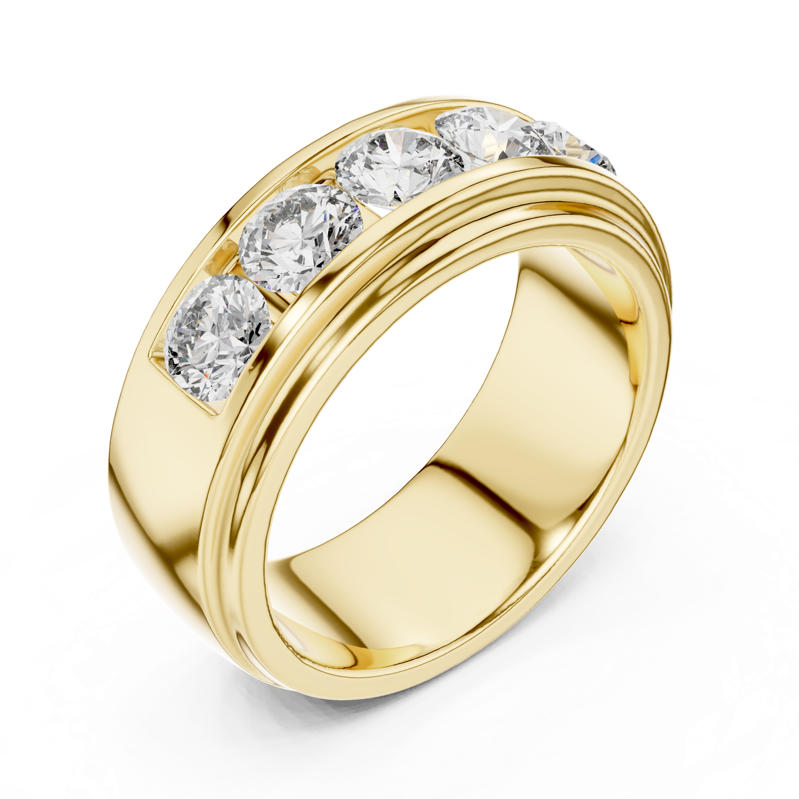 Gold Ring L03-1176, Yellow Gold, view 2