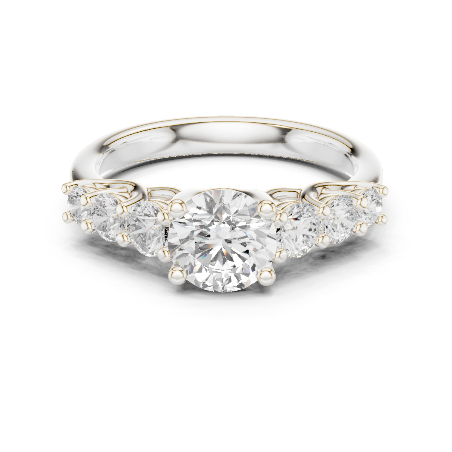 Gold Ring DDLR-681, White Gold