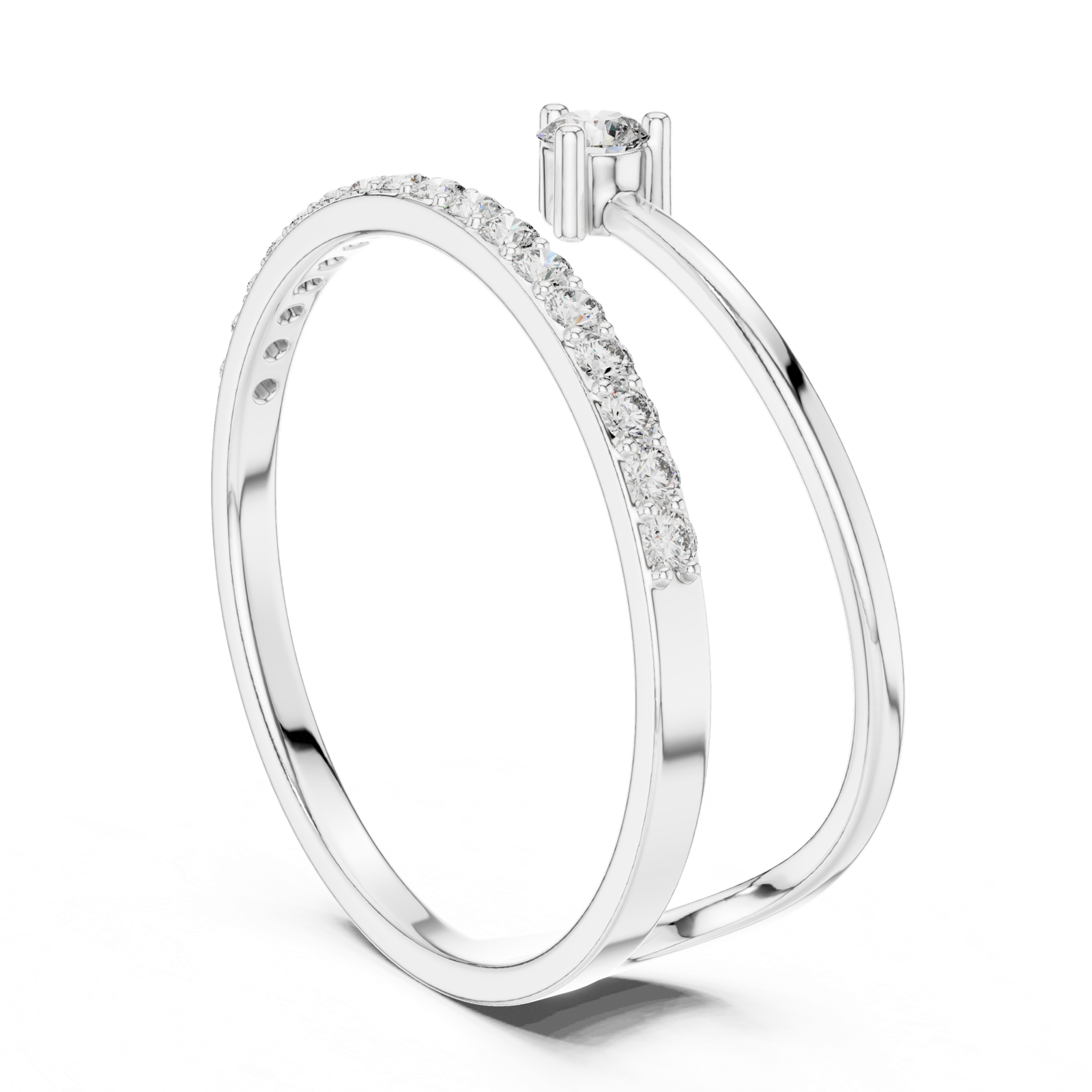 Gold Ring 1 (235), White Gold