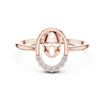 Gold Ring DR-6221, Rose Gold