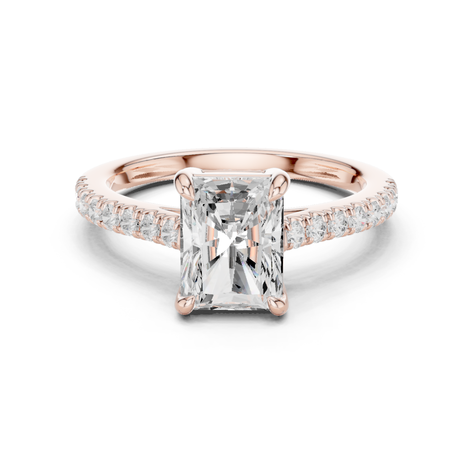 Gold Ring DDLR-881, Rose Gold