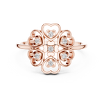 Gold Ring DR-6189, Rose Gold