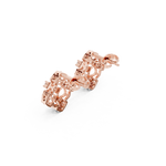 Gold Earrings 9-10004PE, Rose Gold, view 2