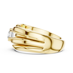 Gold Men's Ring GGR-0020, Yellow Gold, view 3