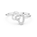 Gold Ring 12-10064@L, White Gold, view 4