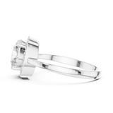 Gold Ring DDLR-809, White Gold, view 3