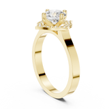 Gold Ring DDLR-327, Yellow Gold, view 1