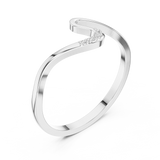 Gold Ring DDLR-721, White Gold, view 2