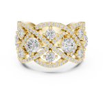 Gold Ring DDLR-460, Yellow Gold, view 4