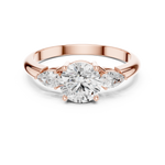 Gold Ring DDLR-1101, Rose Gold, view 4