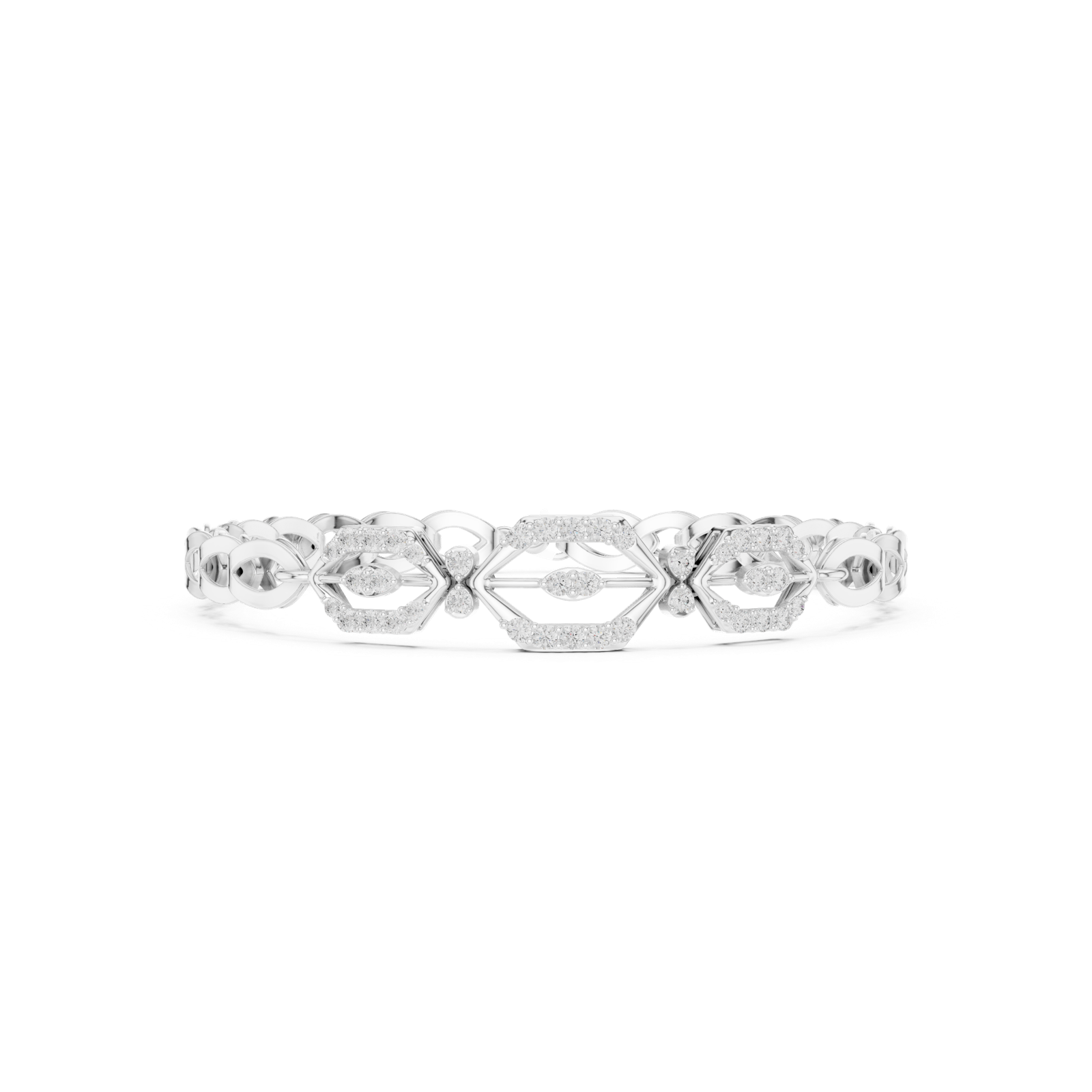 Gold Bracelet SBWB (21), White Gold
