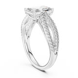 Gold Ring L03-704, White Gold, view 1