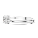 Gold Ring HLR-109, White Gold, view 3