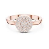Gold Ring DDLR-584, Rose Gold, view 4