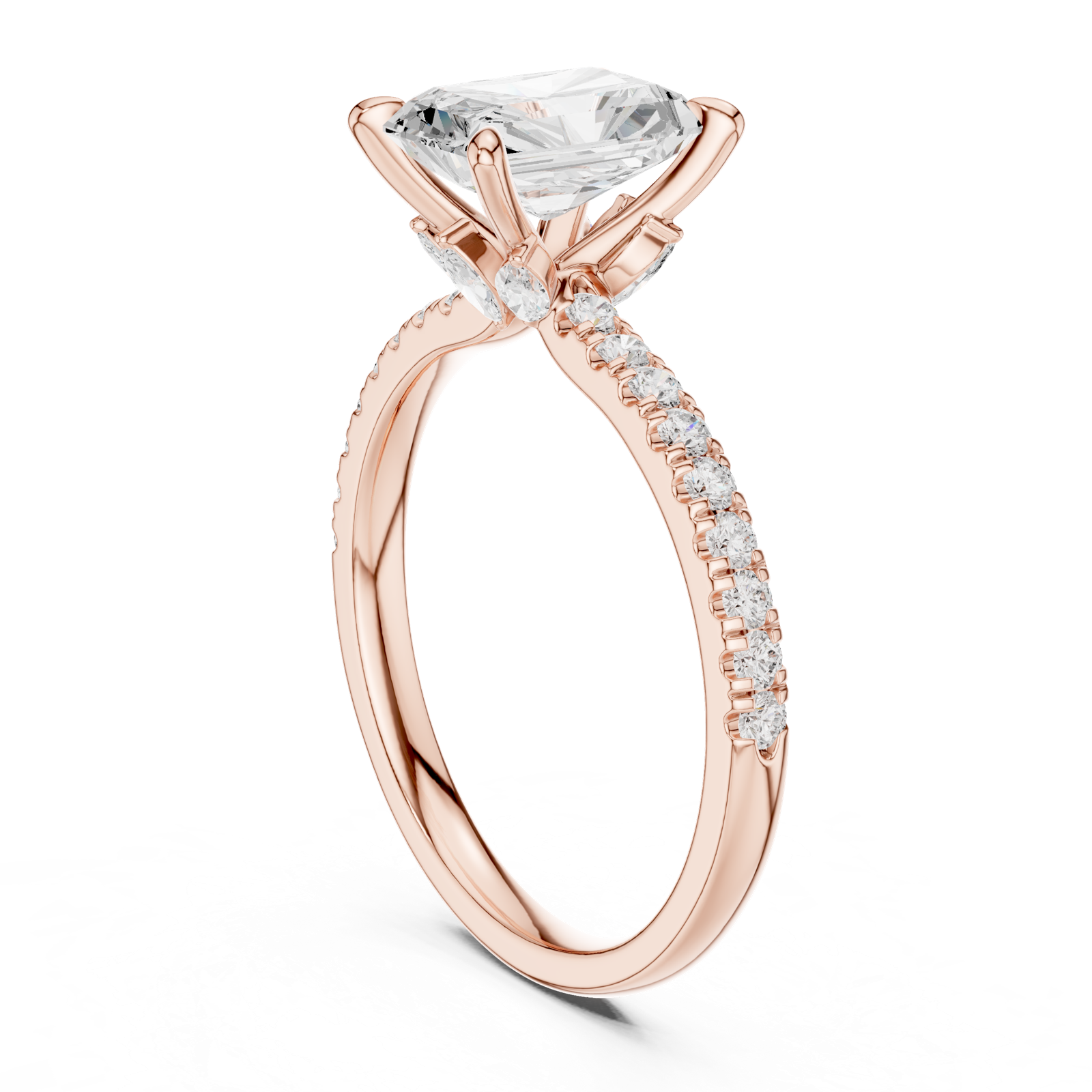Gold Ring DDLR-1015, Rose Gold