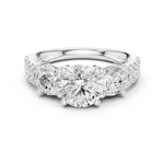 Gold Ring DDLR-715, White Gold