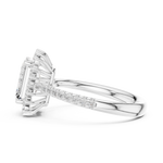 Gold Ring DDLR-731, White Gold, view 3