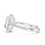 Gold Ring DDLR-731, White Gold, view 3