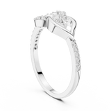 Gold Ring LR-01 (54), White Gold