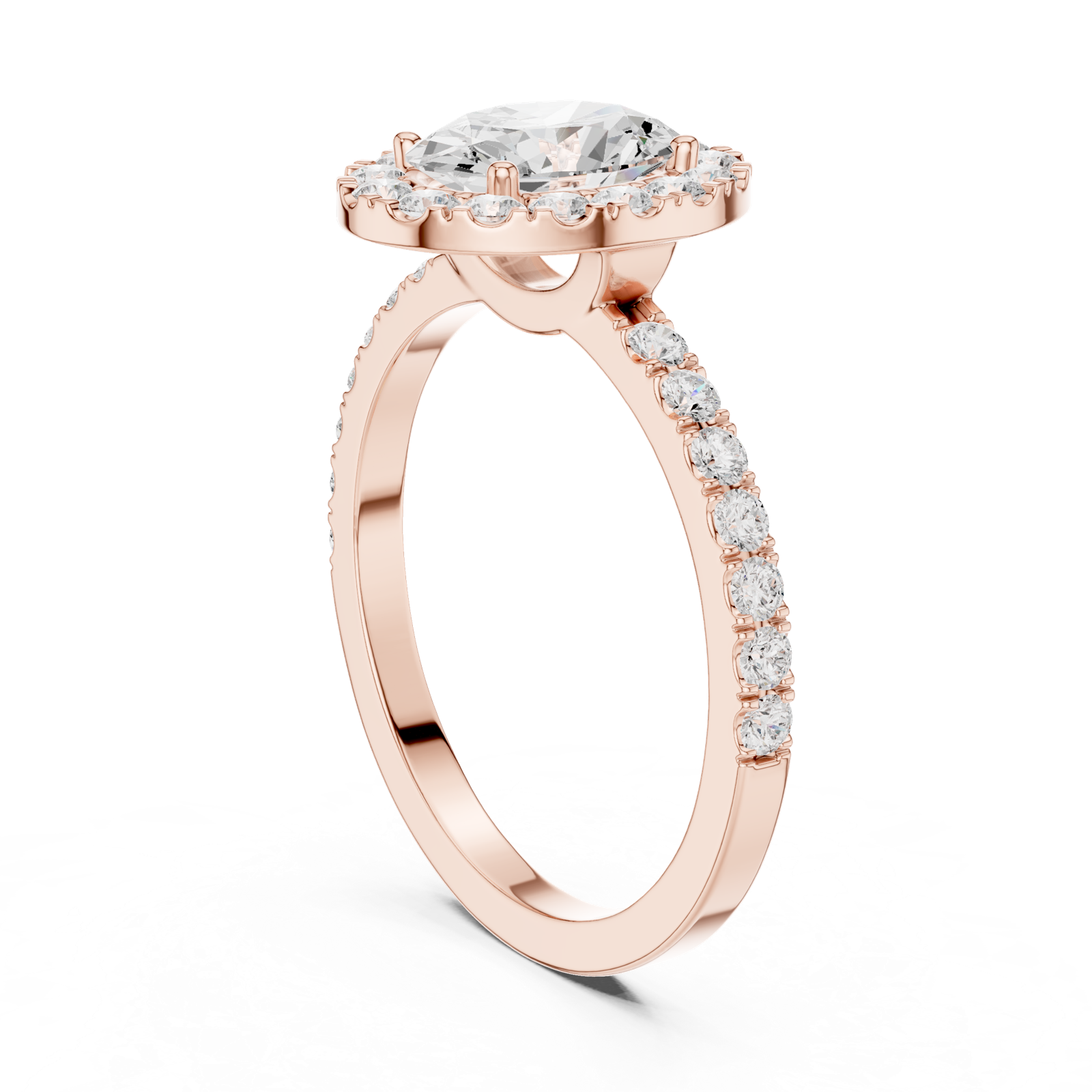 Gold Ring DDLR-1054, Rose Gold