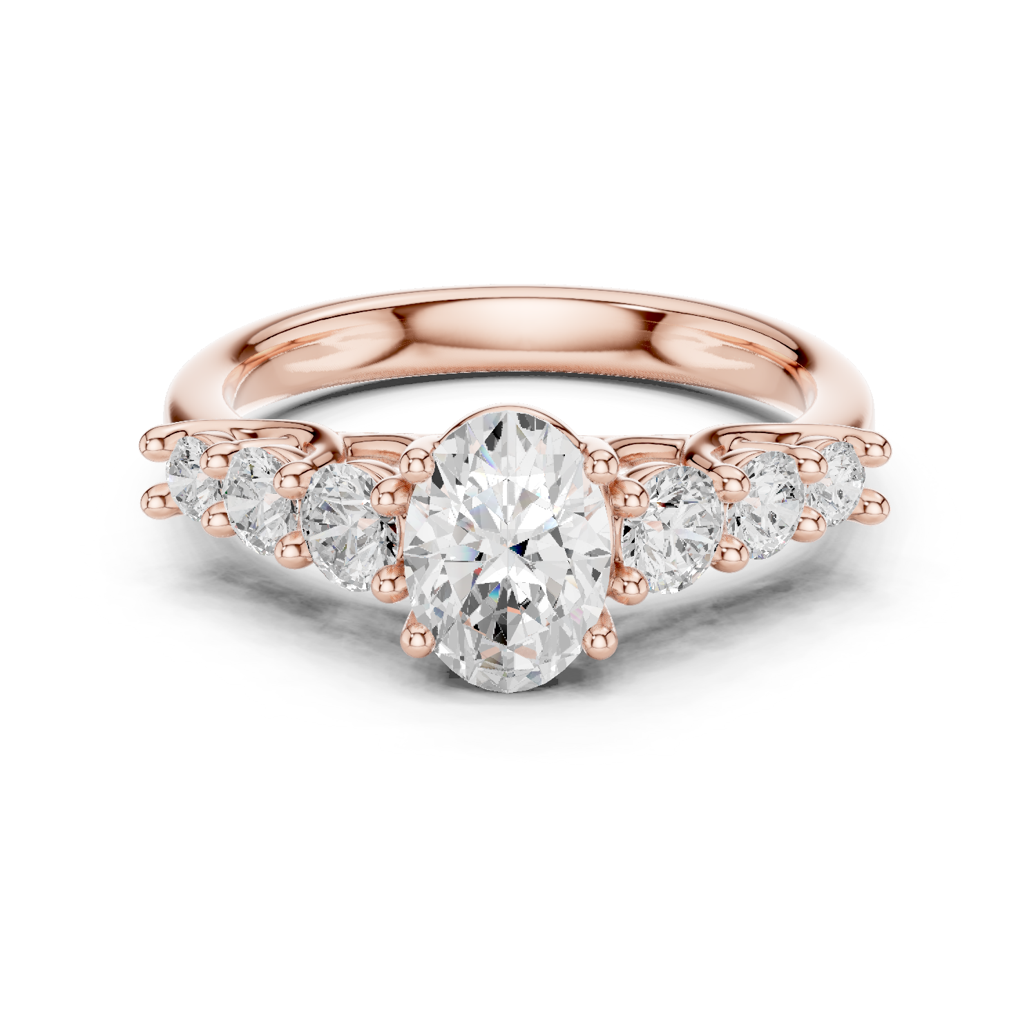 Gold Ring DDLR-704, Rose Gold