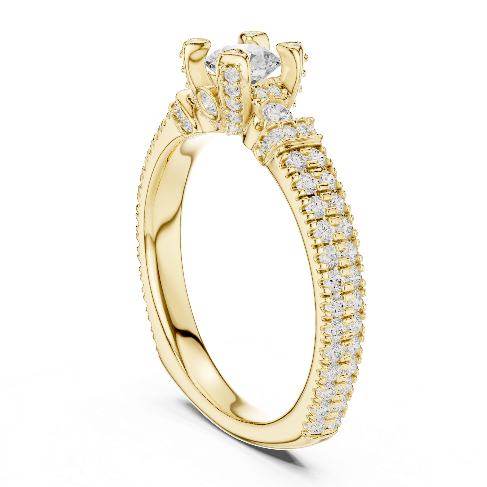 Gold Ring LR-0296, Yellow Gold