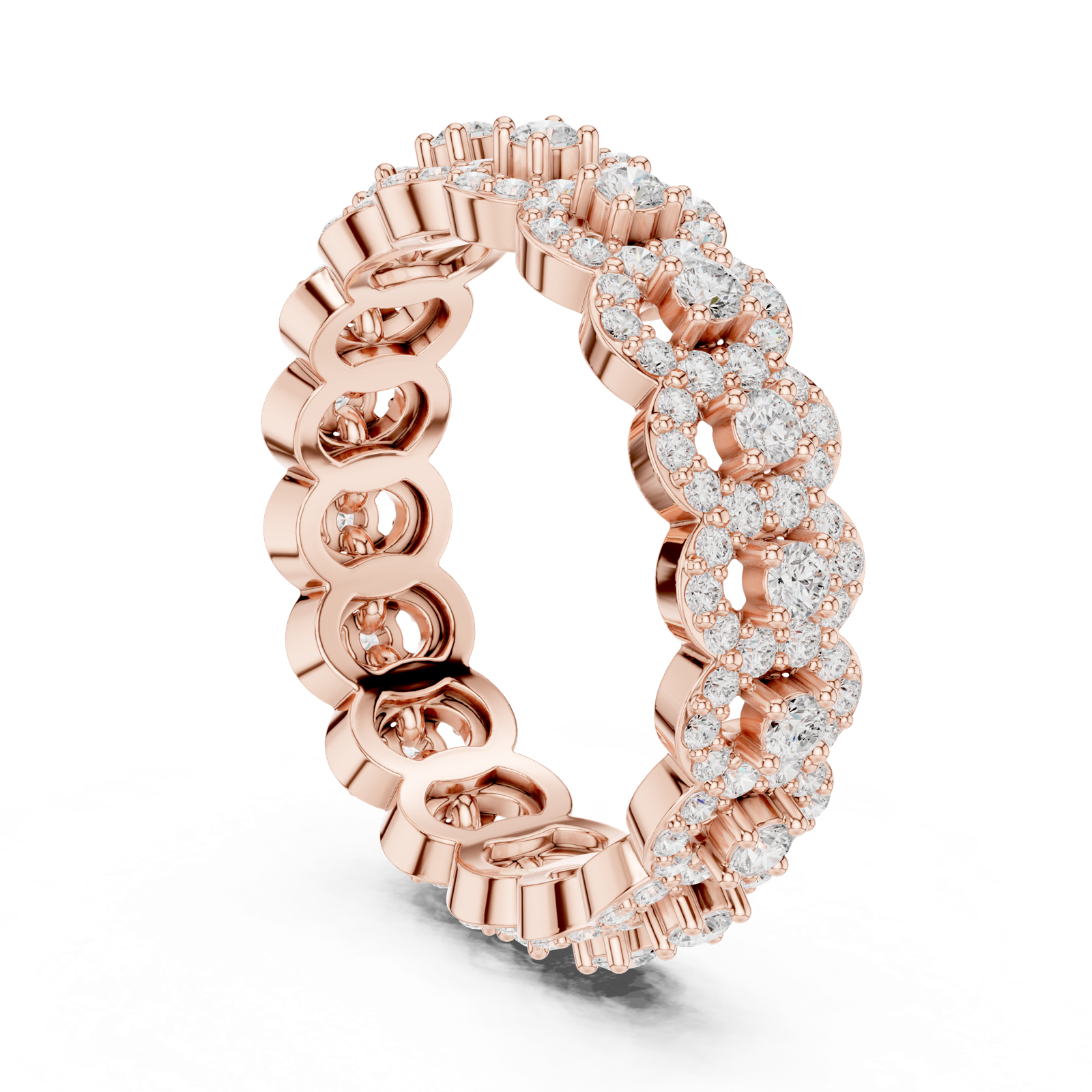 Gold Ring DDLR-366, Rose Gold