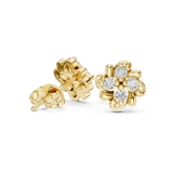 Gold Earrings 9-10069E, Yellow Gold, view 1