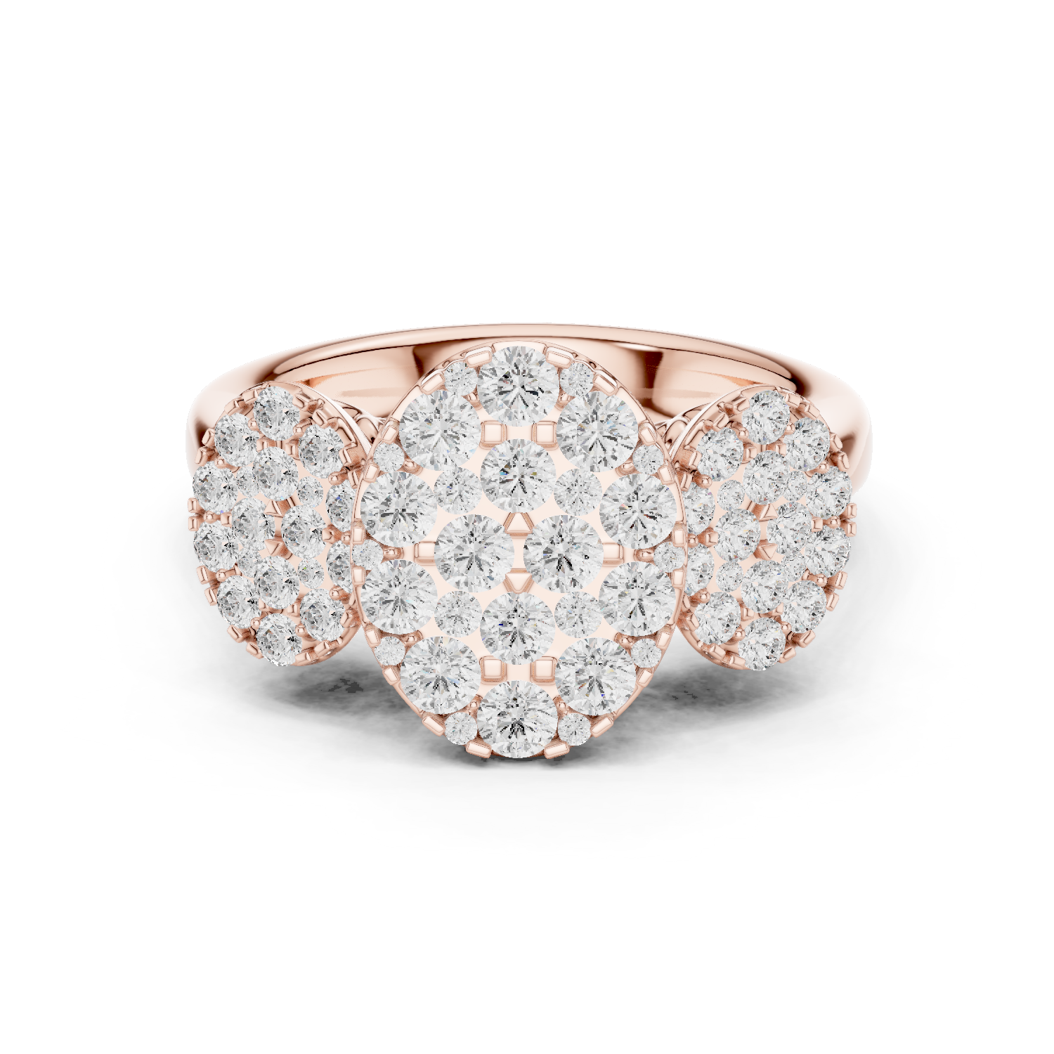 Gold Ring DDLR-779, Rose Gold