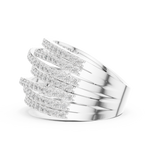 Gold Pendant 9-10039L_SS7, White Gold, view 3
