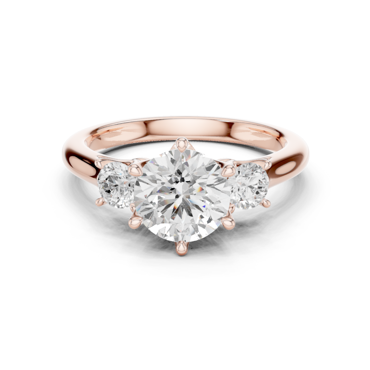 Gold Ring DDLR-920, Rose Gold