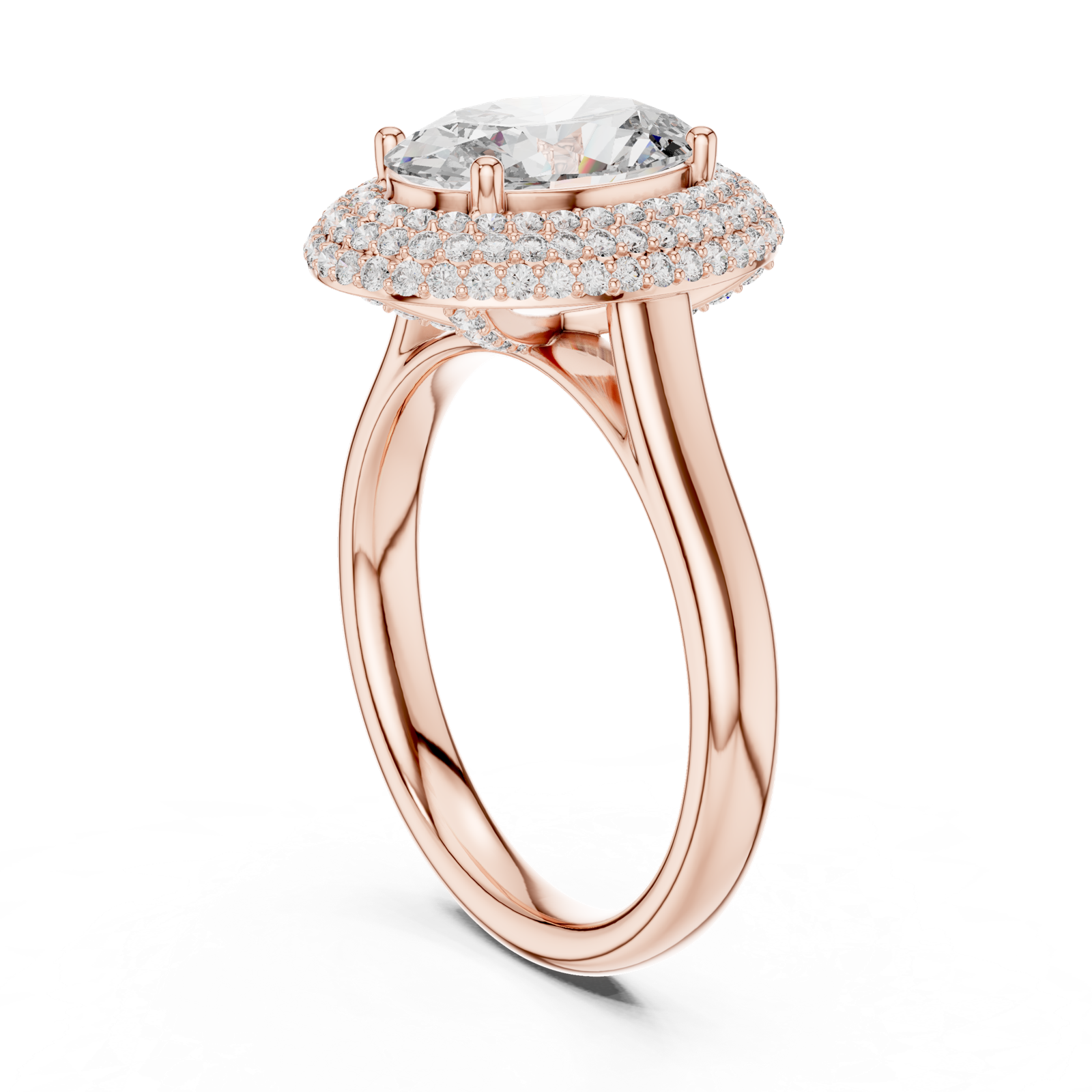 Gold Pendant 9-10038L_SS14, Rose Gold, view 1
