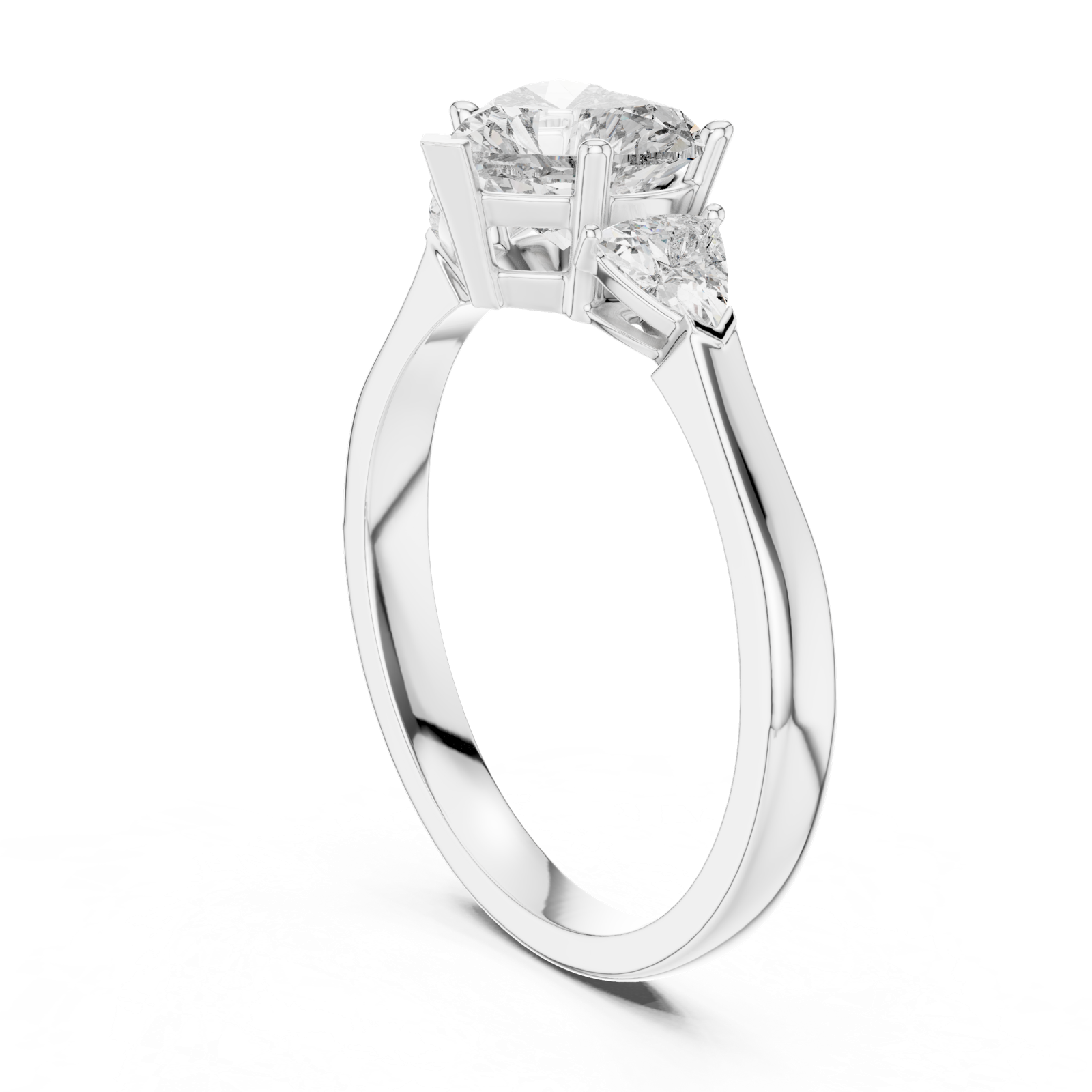 Gold Ring 00001L (30), White Gold, view 1
