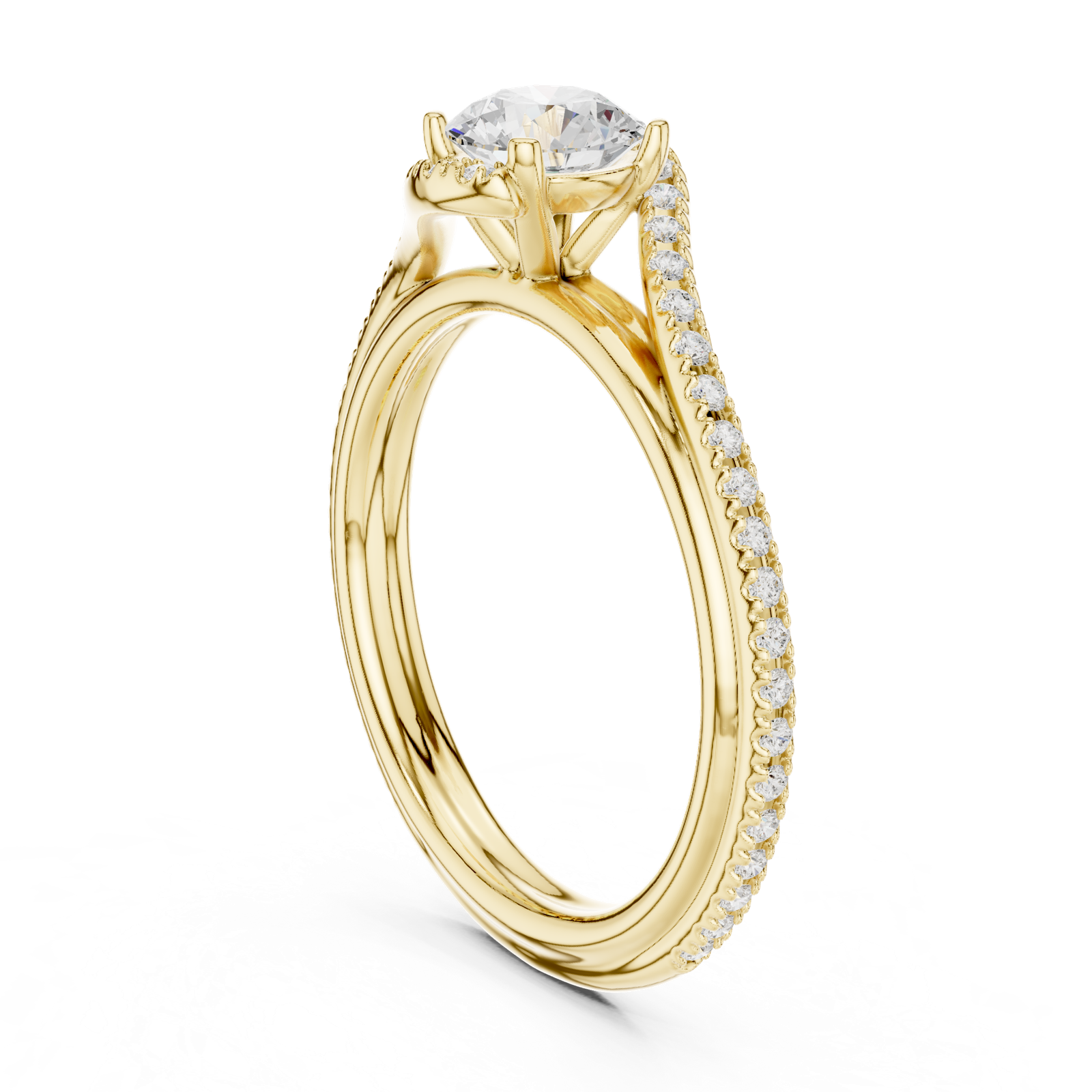 Gold Ring LR-0336, Yellow Gold