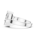 Gold Pendant 9-10051, White Gold, view 3