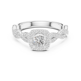 Gold Ring LR-0277, White Gold