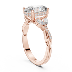 Gold Pendant 9-10017L_22, Rose Gold, view 1