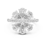 Gold Ring ALR-71, White Gold, view 4